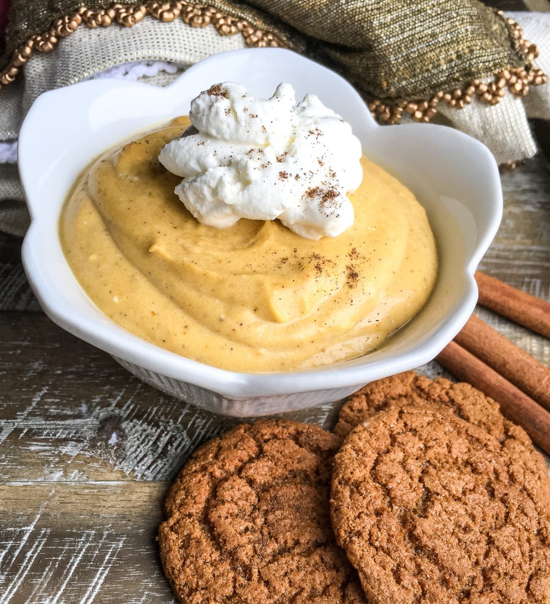 pumpkin cream cheese mousse