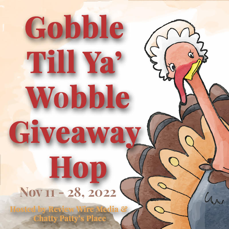 gobble till ya wobble thanksgiving blog hop image with turkey