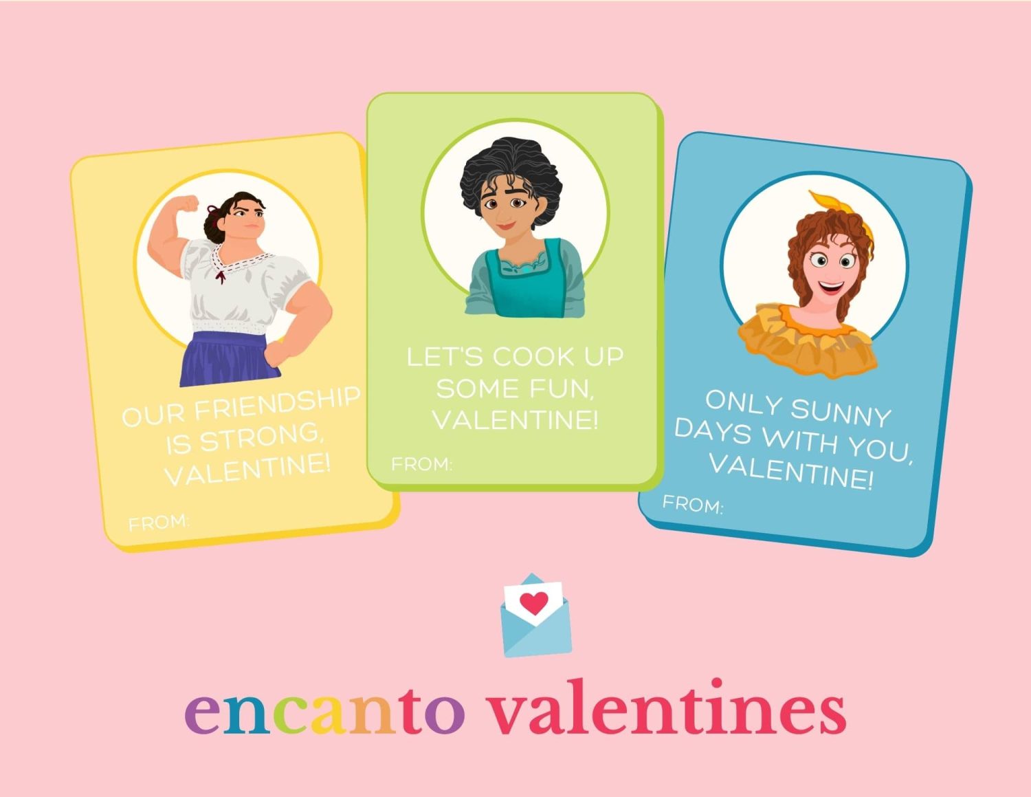 Encanto Valentine's Day Cards from Devine Fairytale