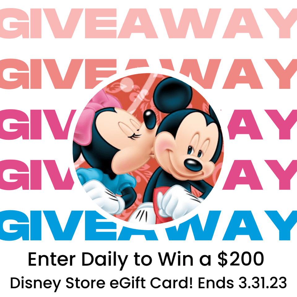 $200 Disney Store eGift Card Giveaway