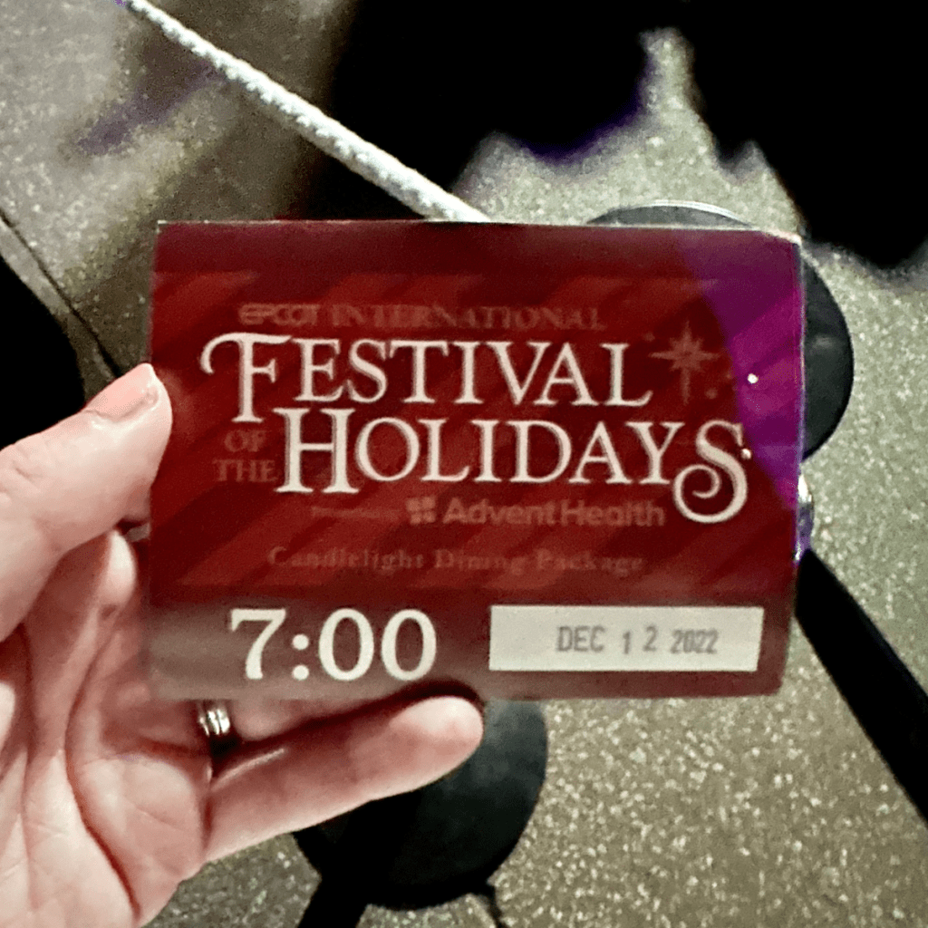 Candlelight Processional at Epcot