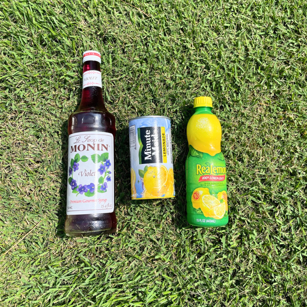 Violet Lemonade Ingedients