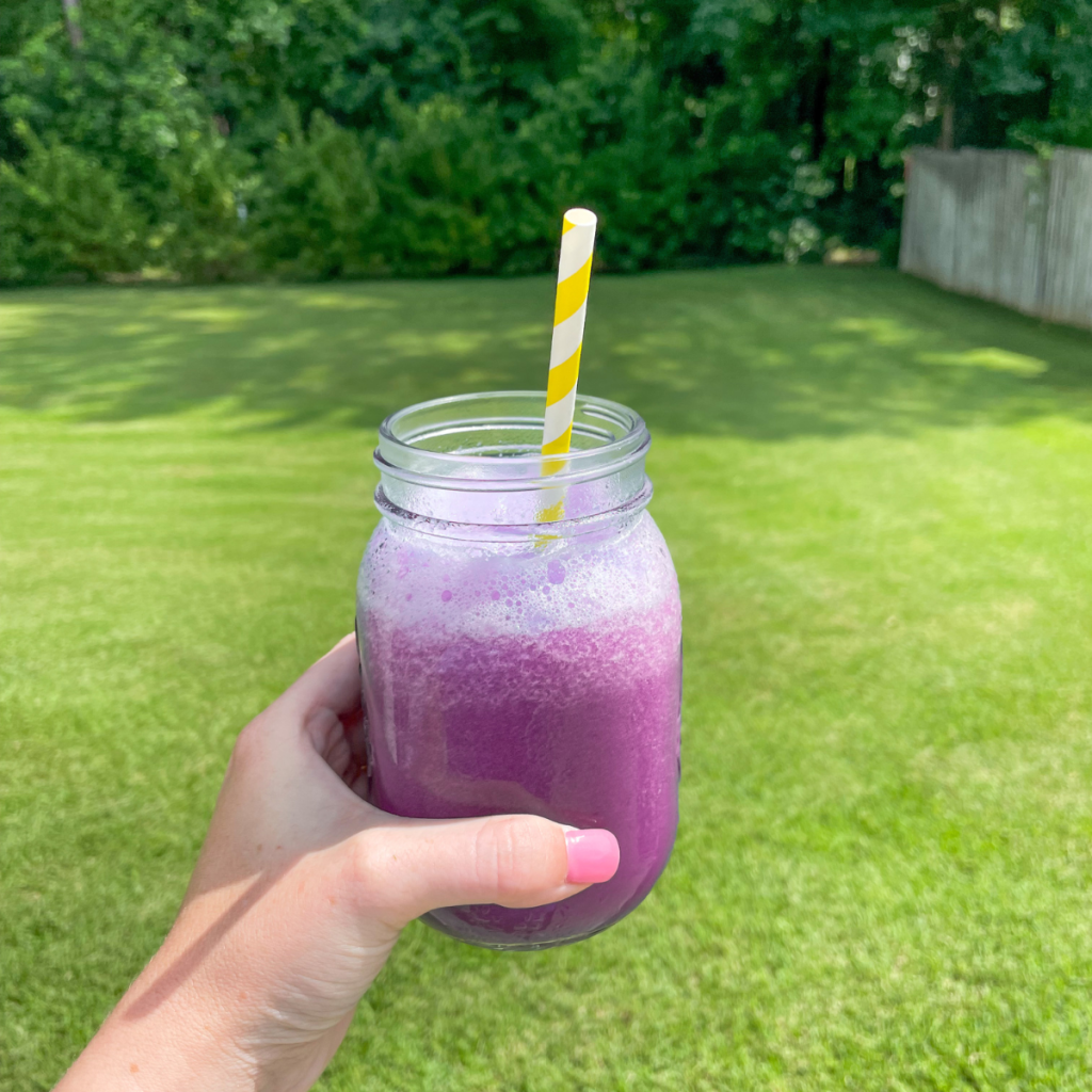 Frozen Violet Lemonade