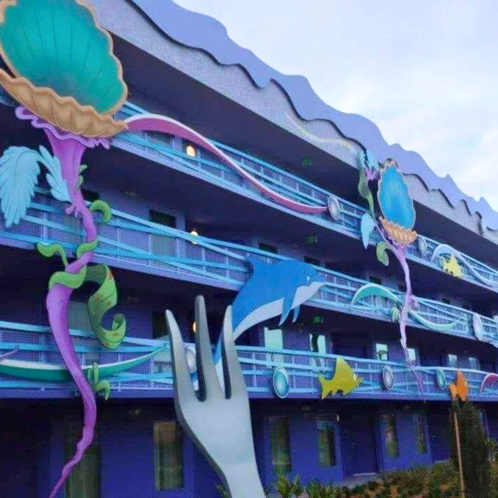 art of animation little mermaid standard room building