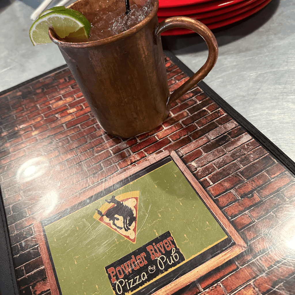 Downtown Sheridan, Wyoming Powder River Pizza