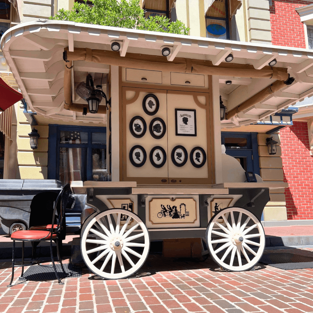 Unique Disney Souvenirs Silhouette Cart Main Street USA Magic Kingdom