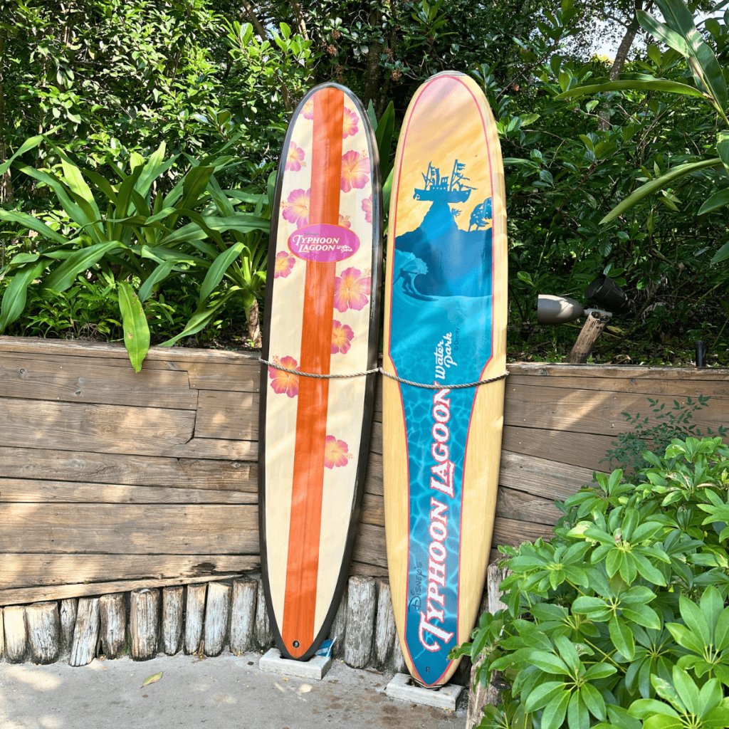 Disney's Typhoon Lagoon Water Park  surf boards