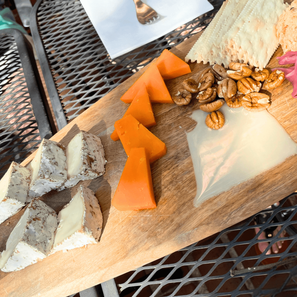 Taste of Thomasville Food Tour Liam's Restaurant Cheese Board