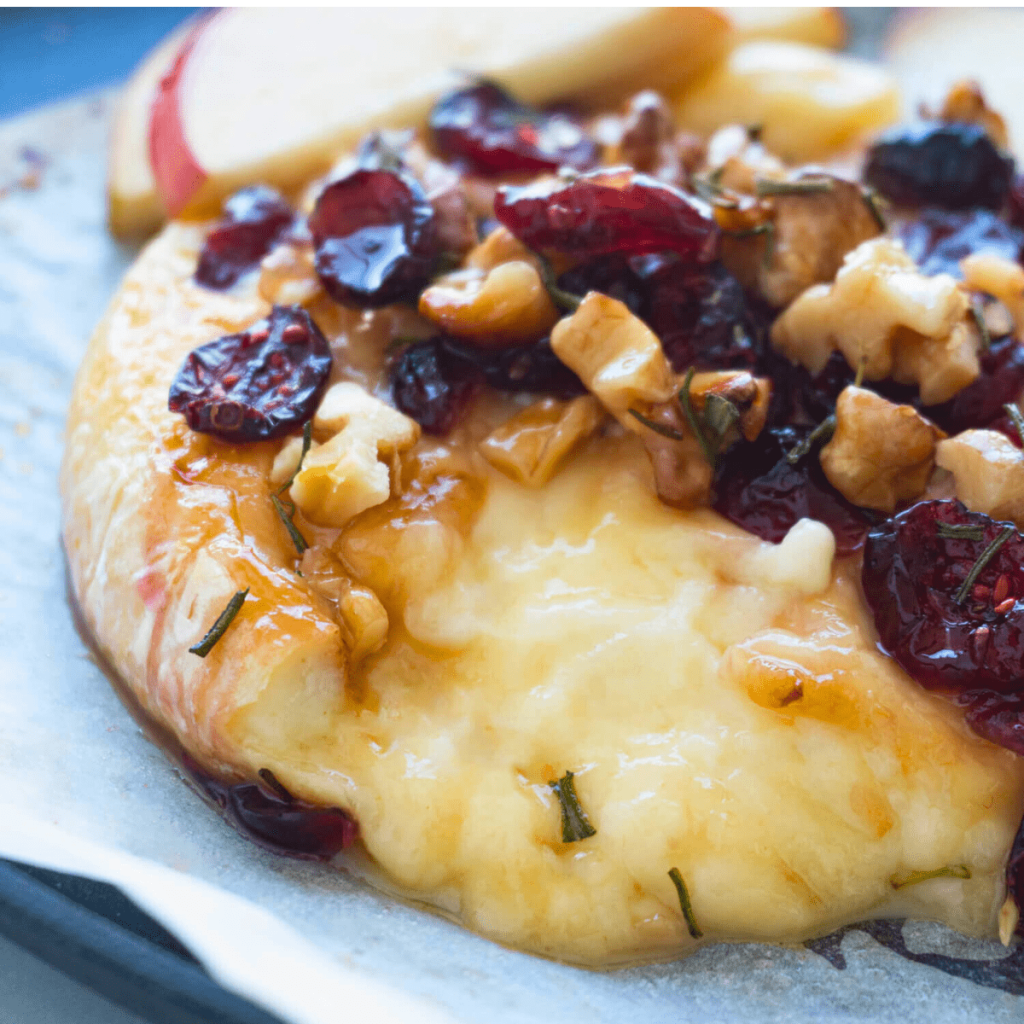 Baked Brie with Cranberries