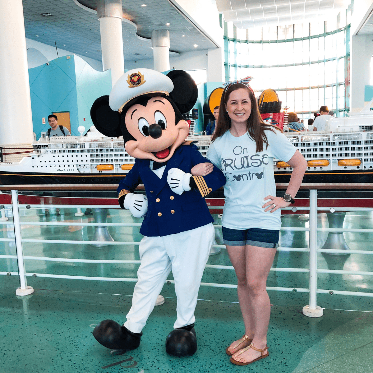 Disney Cruise Line Tips Captain Mickey