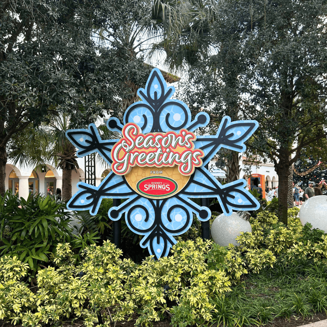 The Disney Springs Christmas Tree Stroll is Free Holiday Magic