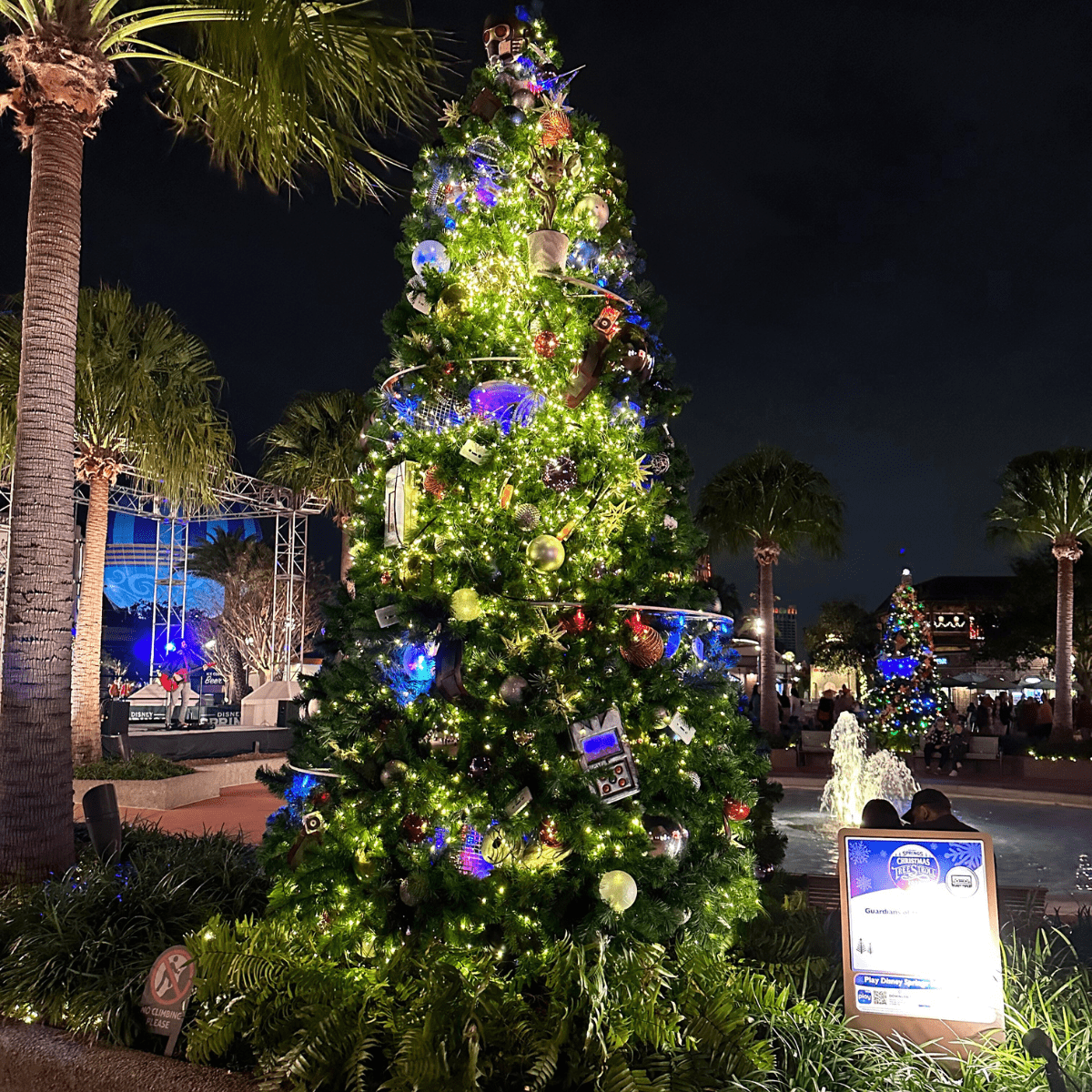 Disney Springs Christmas Tree Stroll