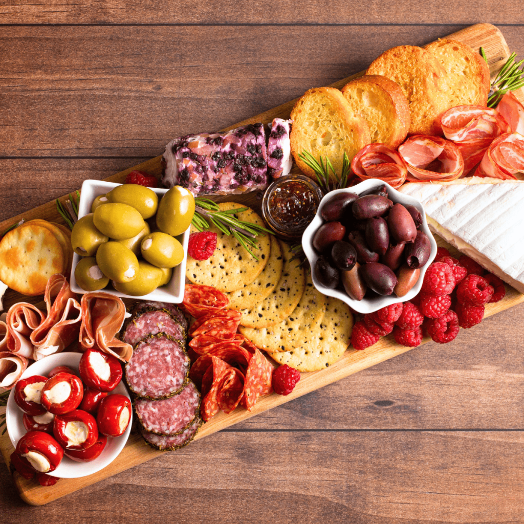 Charcuterie and Prosecco 