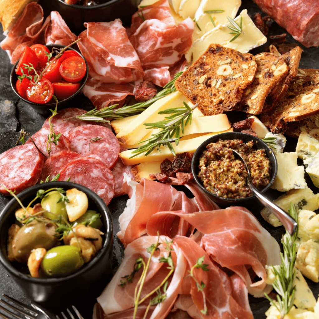 Charcuterie and Prosecco 