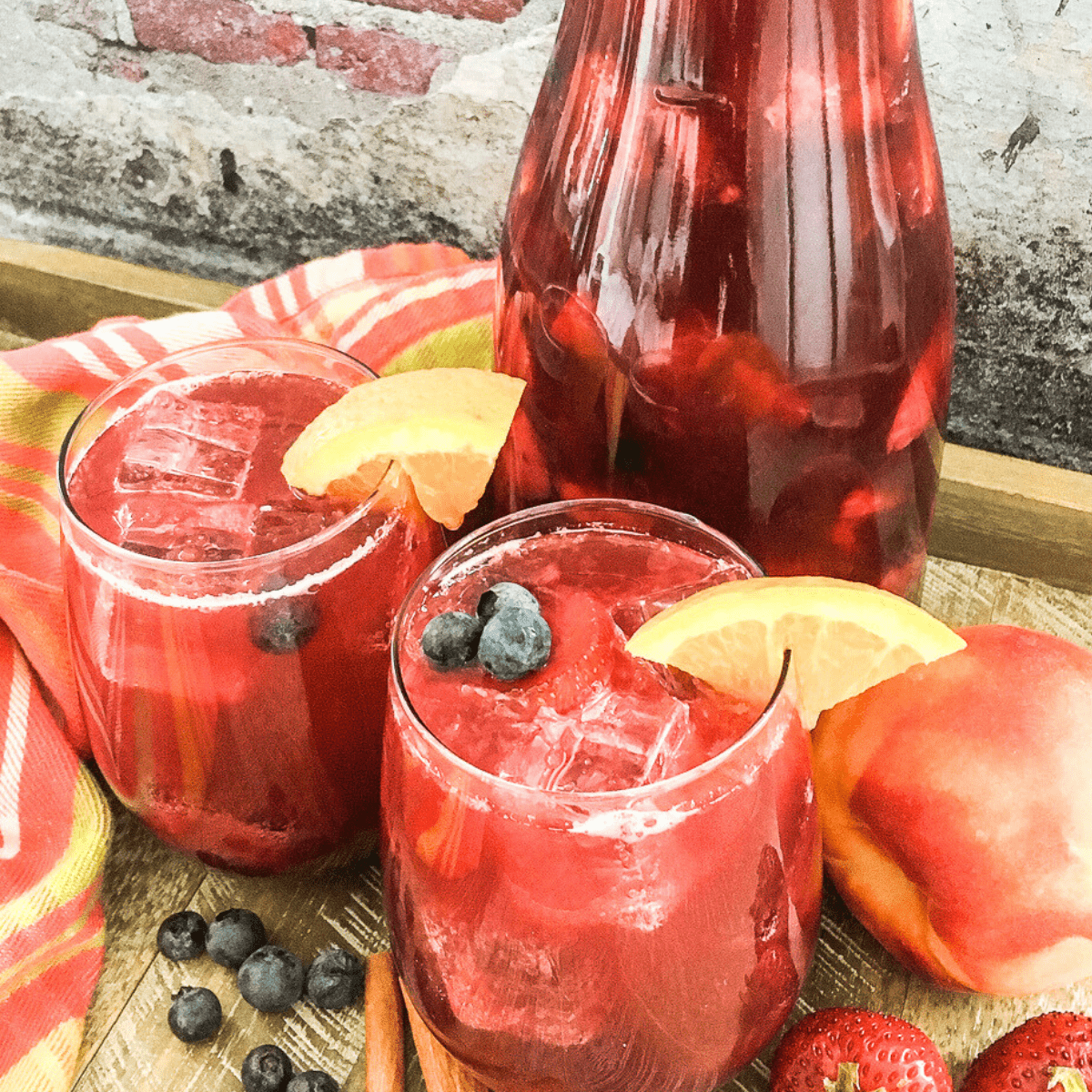 Berry Peach Sangria