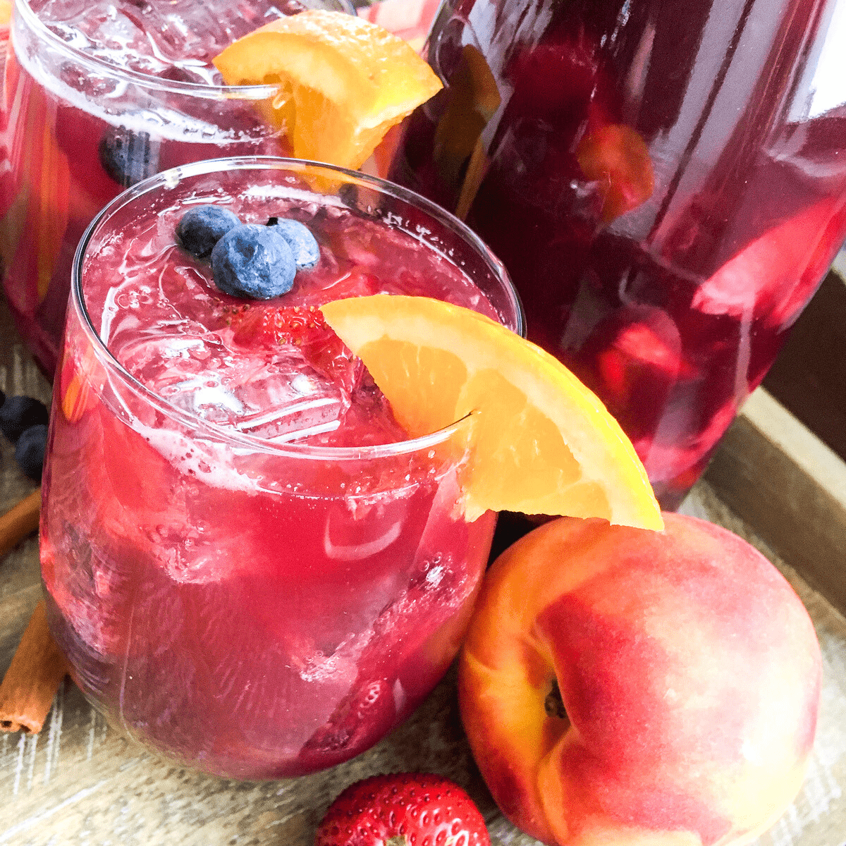 Berry Peach Sangria 