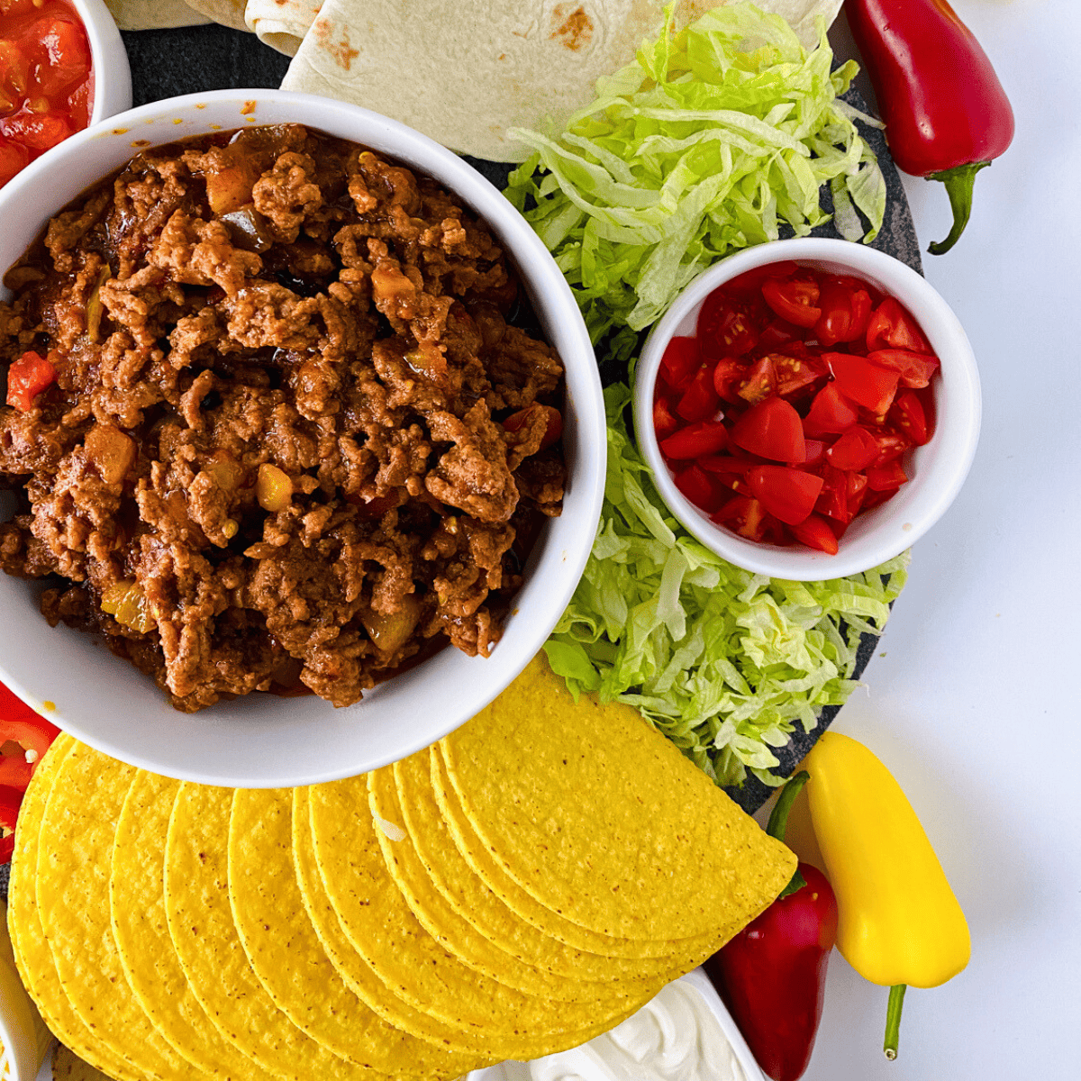 Taco Charcuterie Board