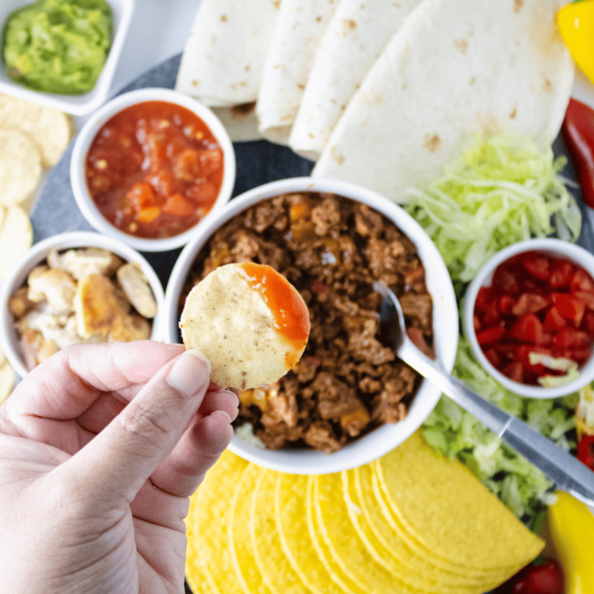 Taco Charcuterie Board