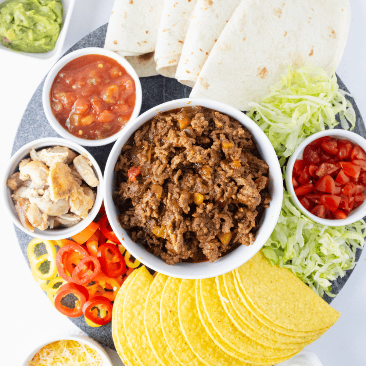 Taco Charcuterie Board