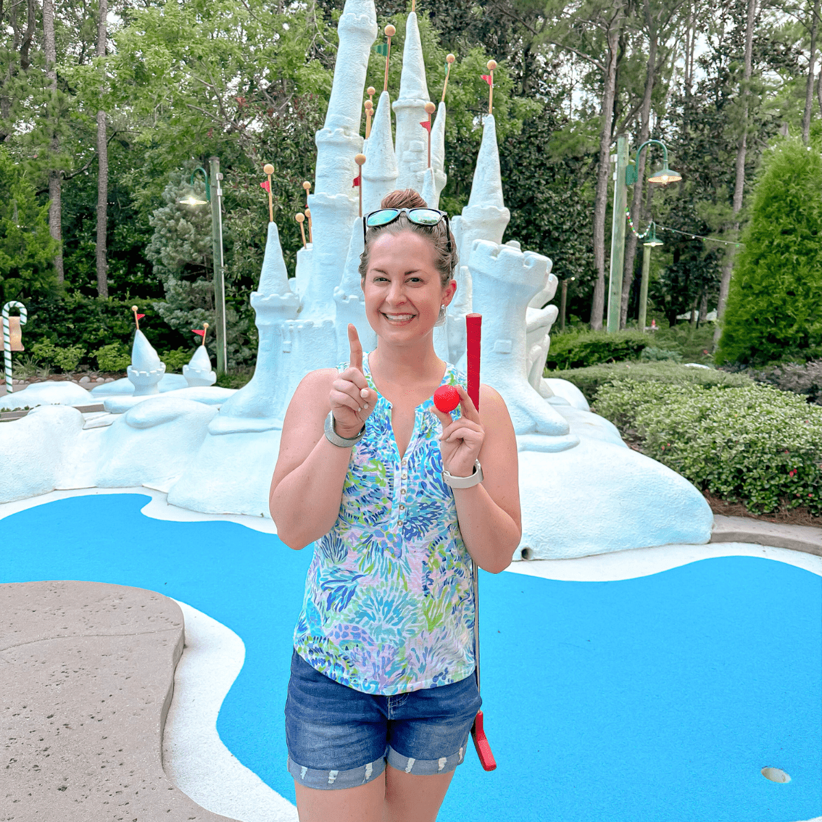 Miniature golf at Disney 