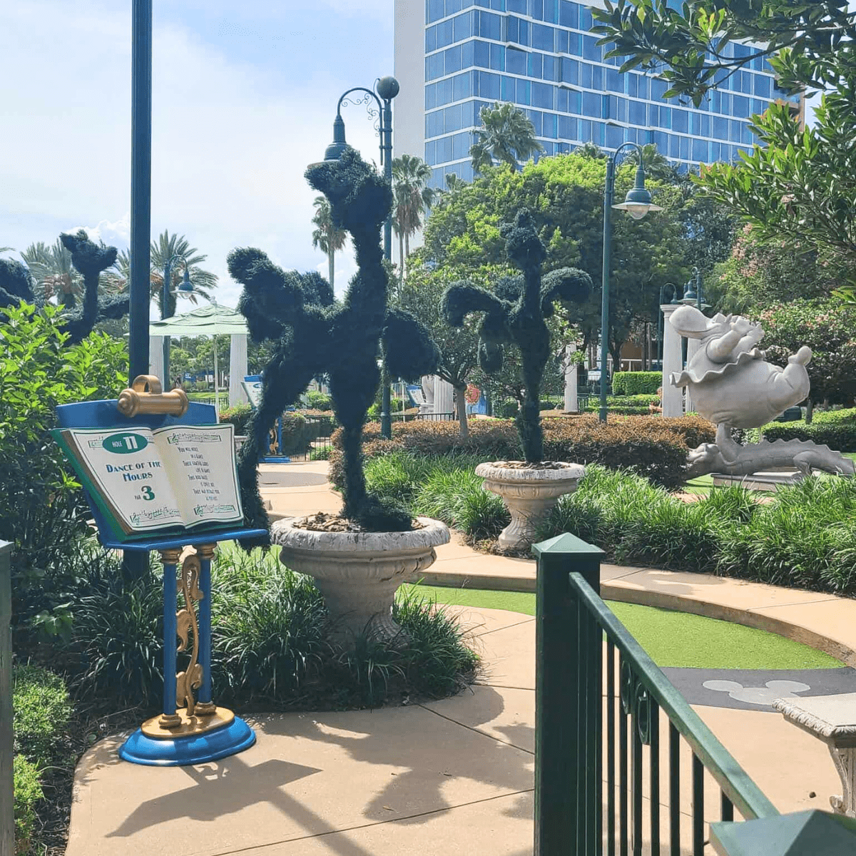 Miniature golf at Disney 