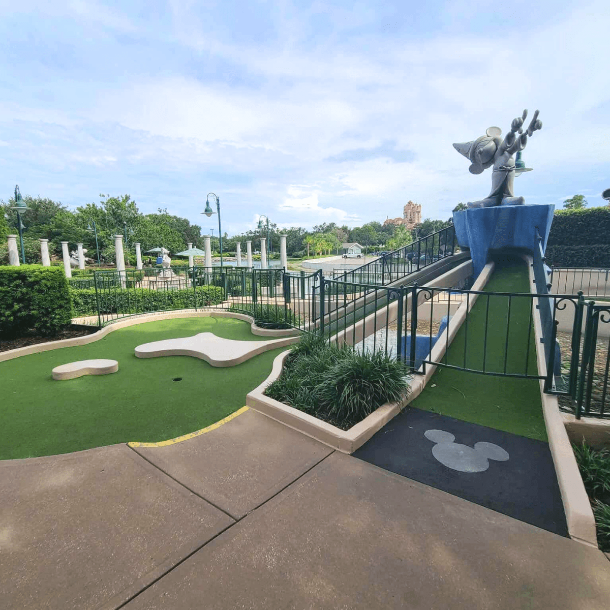 Miniature golf at Disney 