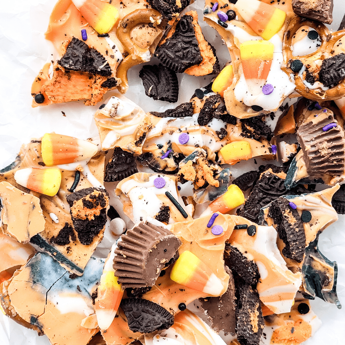 Halloween Chocolate Bark 