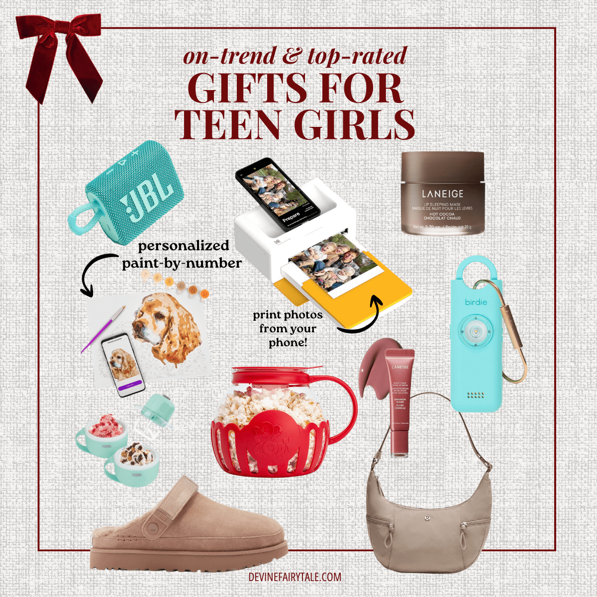 Teen Girl Gift Guide Collage
