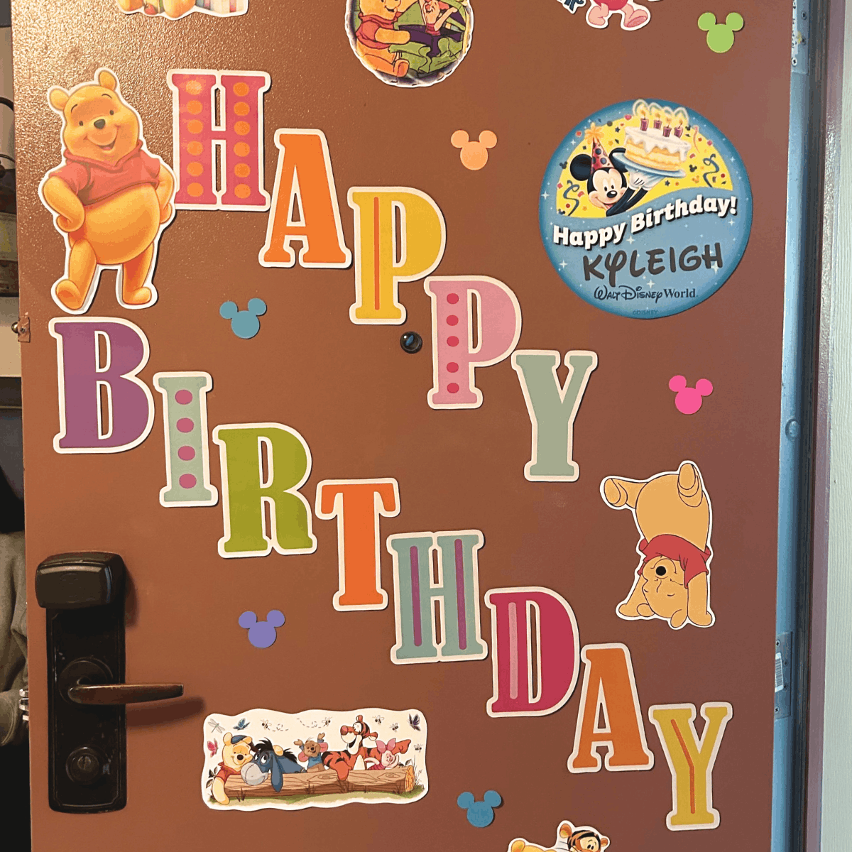 Celebrating at Disney World 