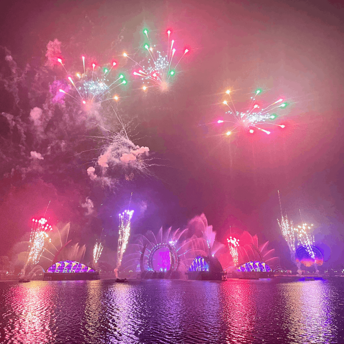 Celebrating at Disney World 