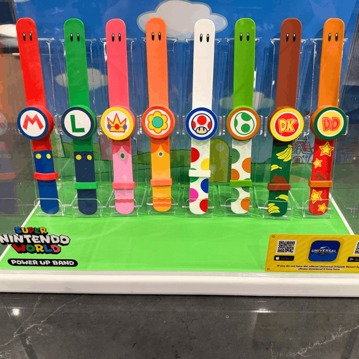 Power Up Bands at Super Nintendo World Epic Universe