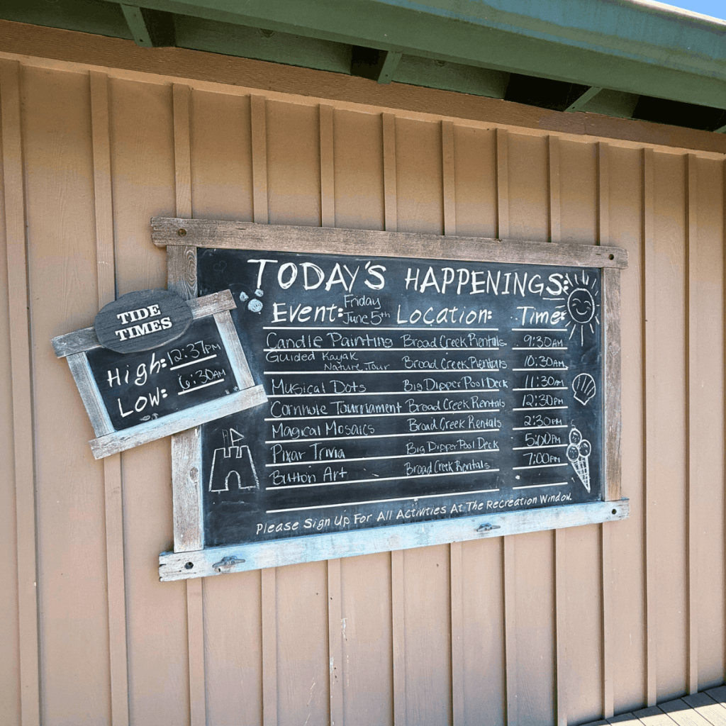 Disney Hilton Head itinerary
