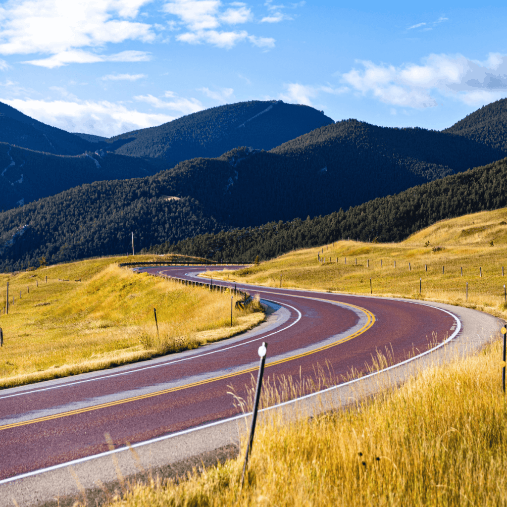 US Highway 16 in Buffalo Wyoming 