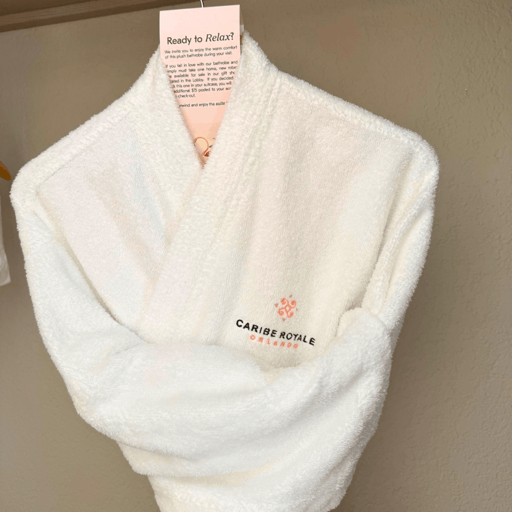 Caribe Royale Orlando robe in closet