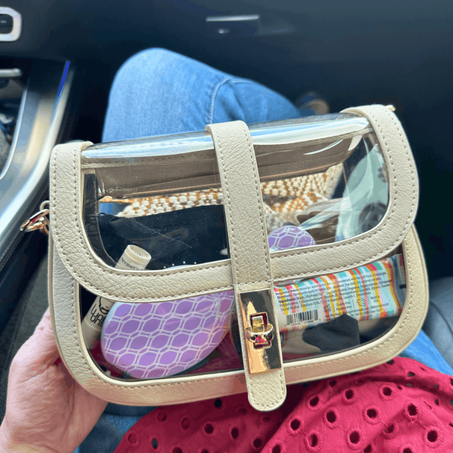 Clear Gameday Purse Essentials
