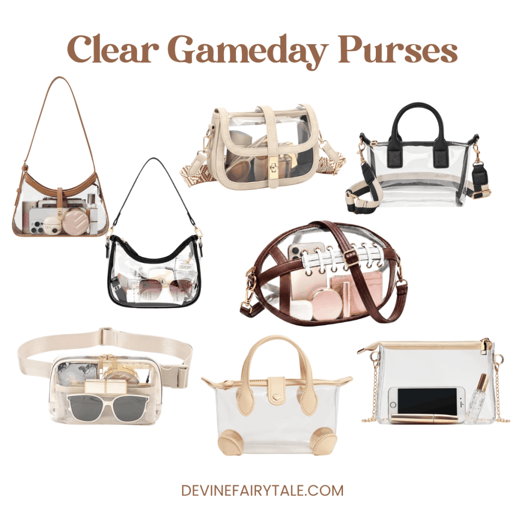 Clear Gameday Purse Essentials