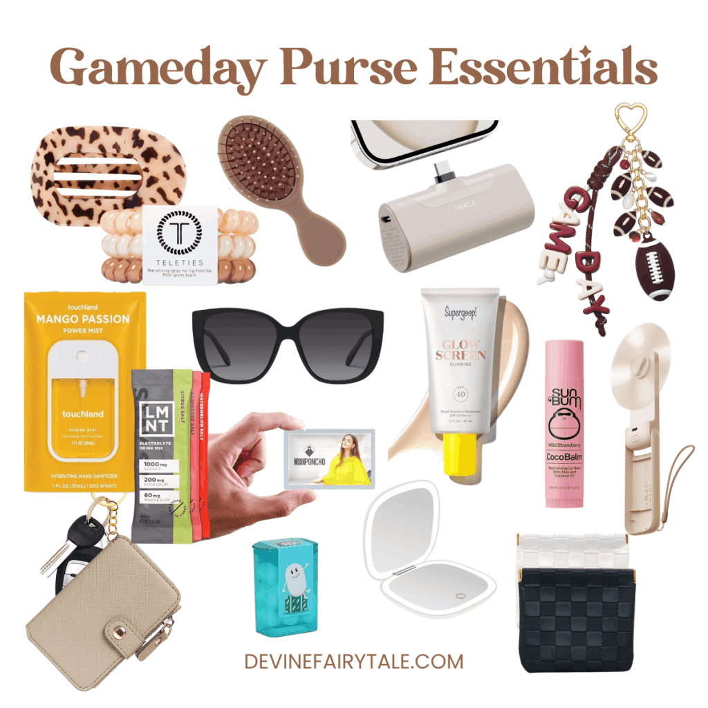 Gameday purse essentials
