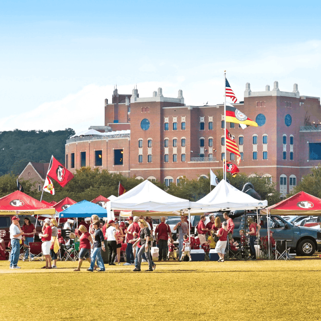FSU football tailgate in Tallahassee