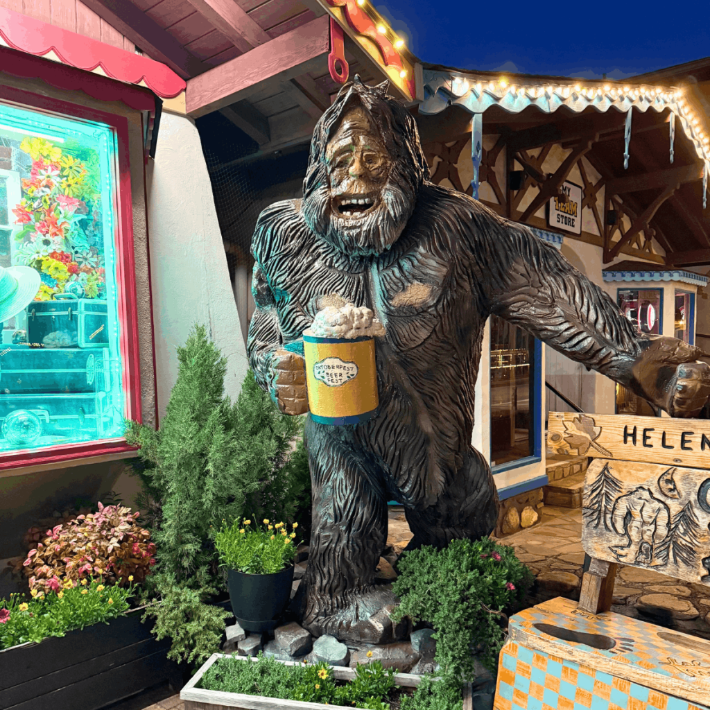 Bigfoot at Helen Hat Company