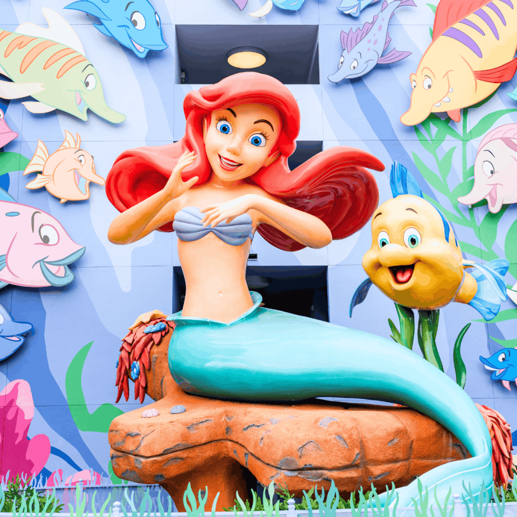 Little Mermaid section at Art of Animation resort